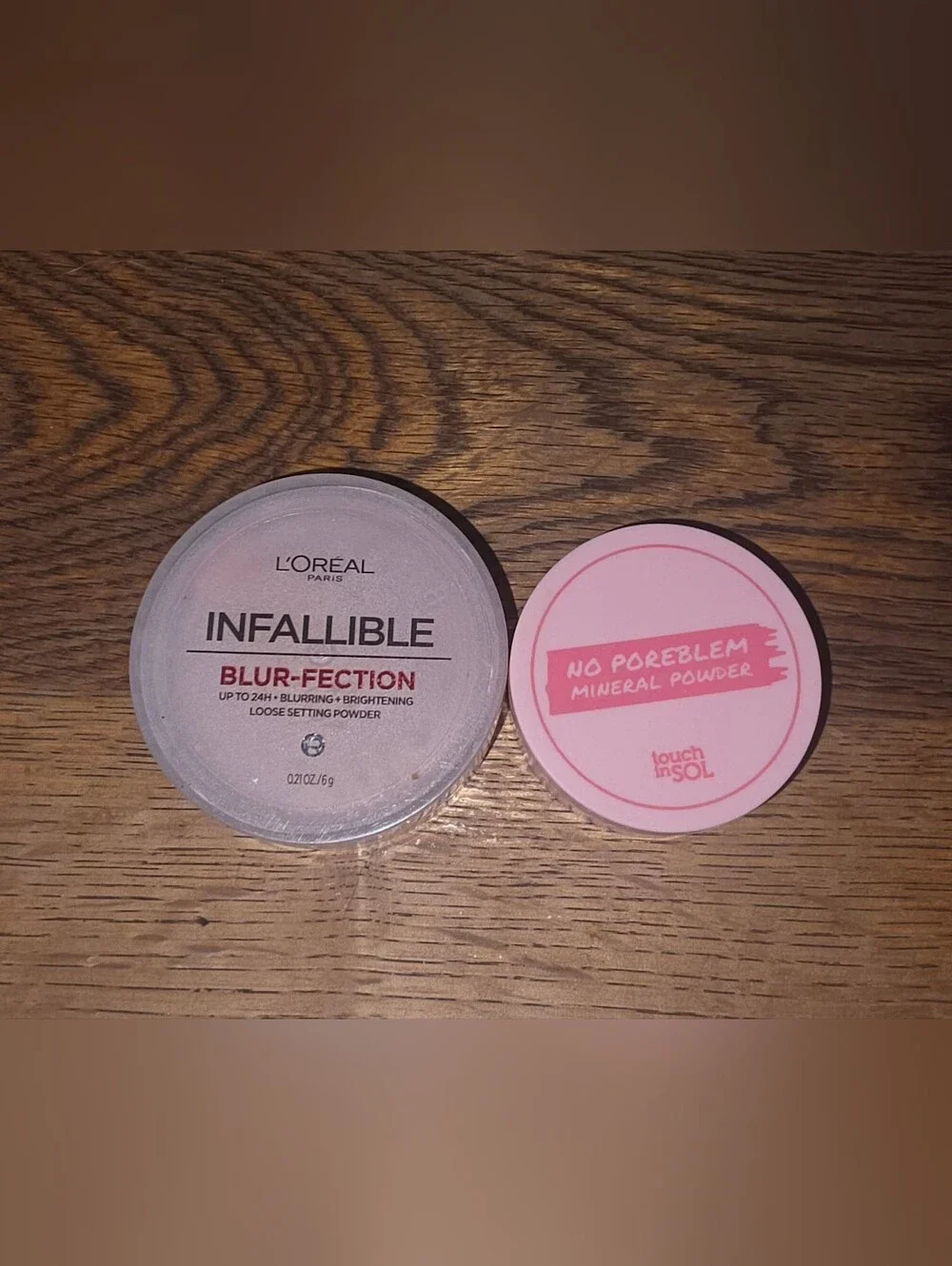 L'Oreal Infallible Blur-Fection & Touch In Sol No Poreblem Setting Powders